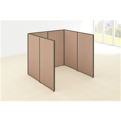 Bush ProPanels Single Cubicle Bush ProPanels Single Cubicle