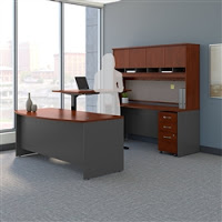 Bush Series C height adjustable workstation