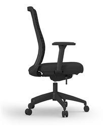 Zetto mesh chair side view Zetto mesh chair side view