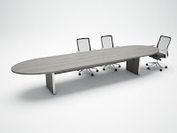 Gray Conference Room Table