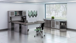 Medina Office Furniture - Executive Interior - Gray Steel Finish