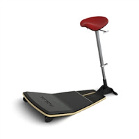 Ergonomic Leaning Stool with Anti Fatigue Mat