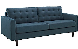 Empress Tufted Fabric Sofa