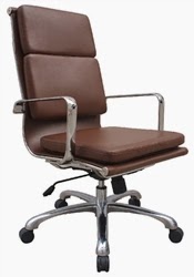 Hendrix Brown Leather Office Chair Hendrix Brown Leather Office Chair