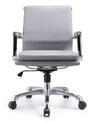 Gray Leather Office Chair Gray Leather Office Chair