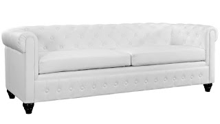 tufted sofa